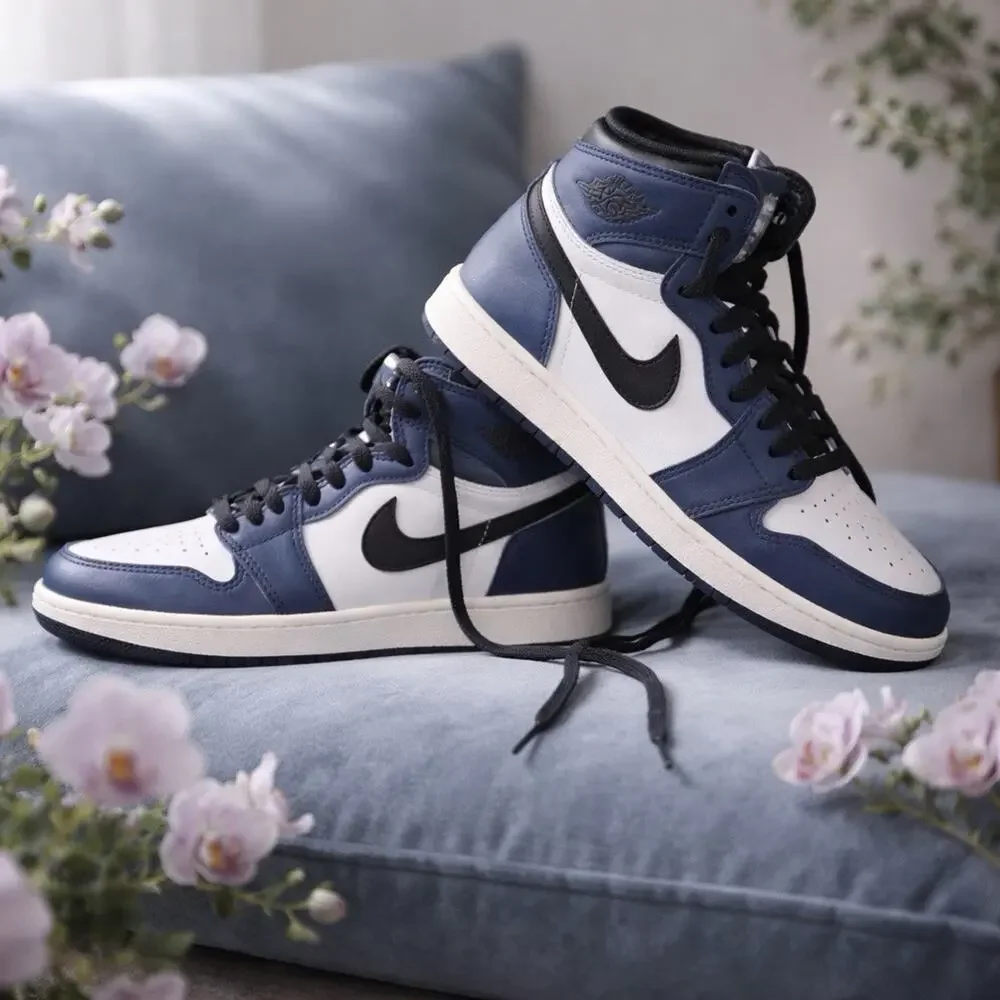 Nike Jordan 1 Retro High Midnight Navy GS Size 4.5Y 6 Women’s FD1437-401 NEW